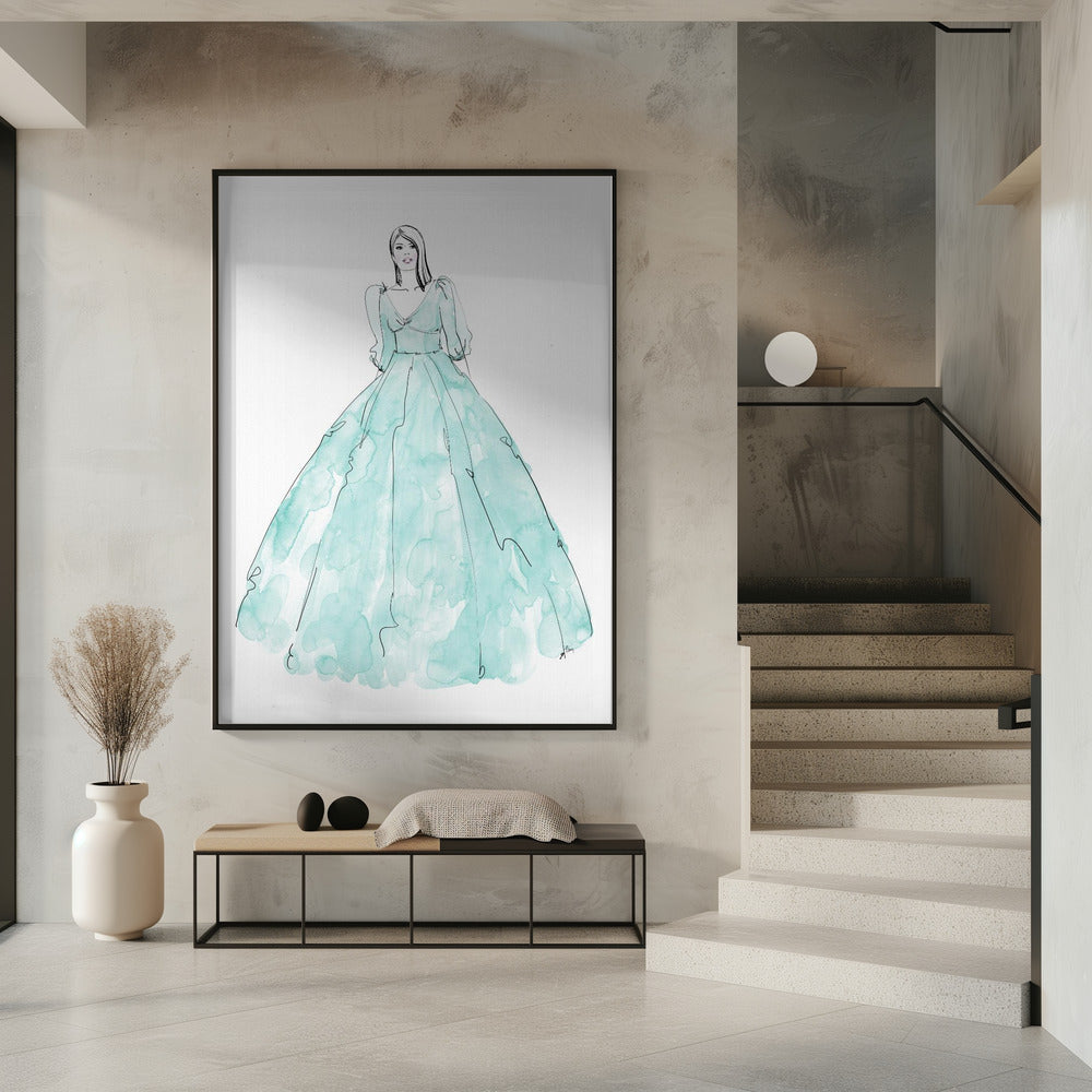 Fini fashion illustration Poster