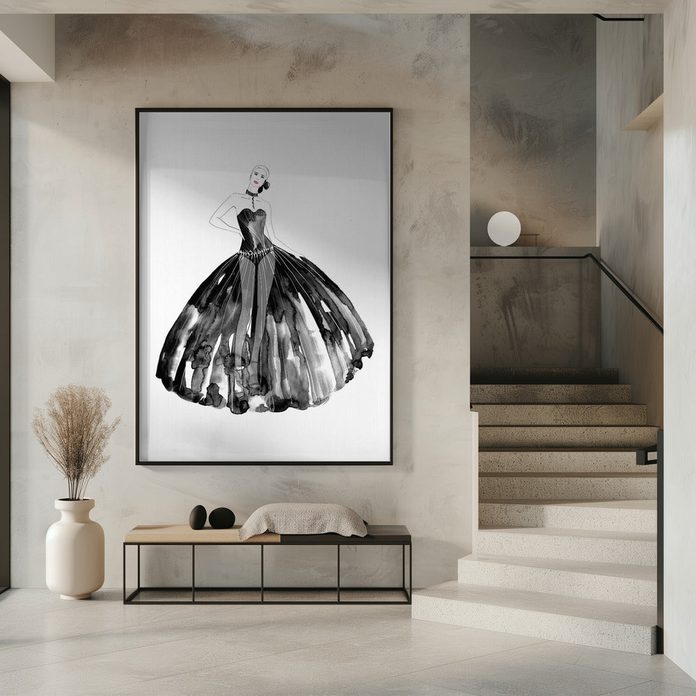 Beren fashion illustration Poster