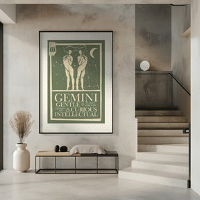 Gemini Zodiac Poster Poster