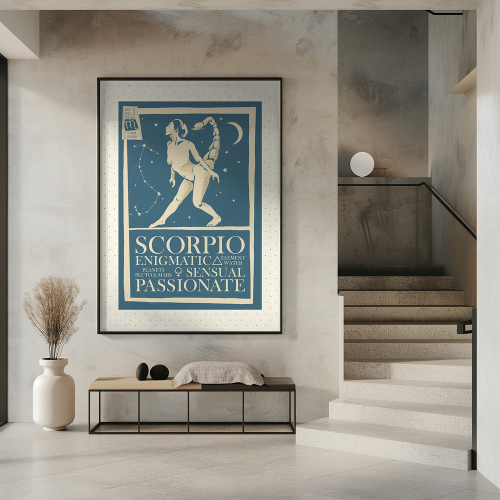 Scorpio Print Poster