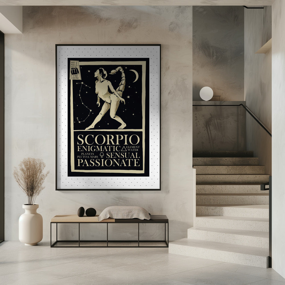 Scorpio Print Poster