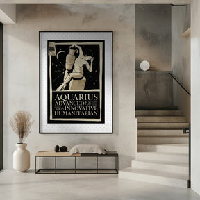 Aquarius Zodiac Poster Poster