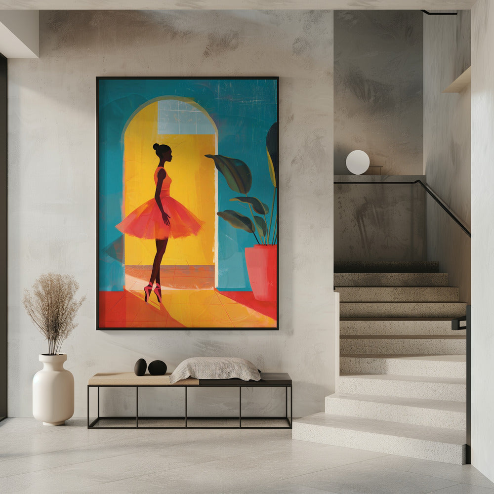 Caribbean Ballerina Poster