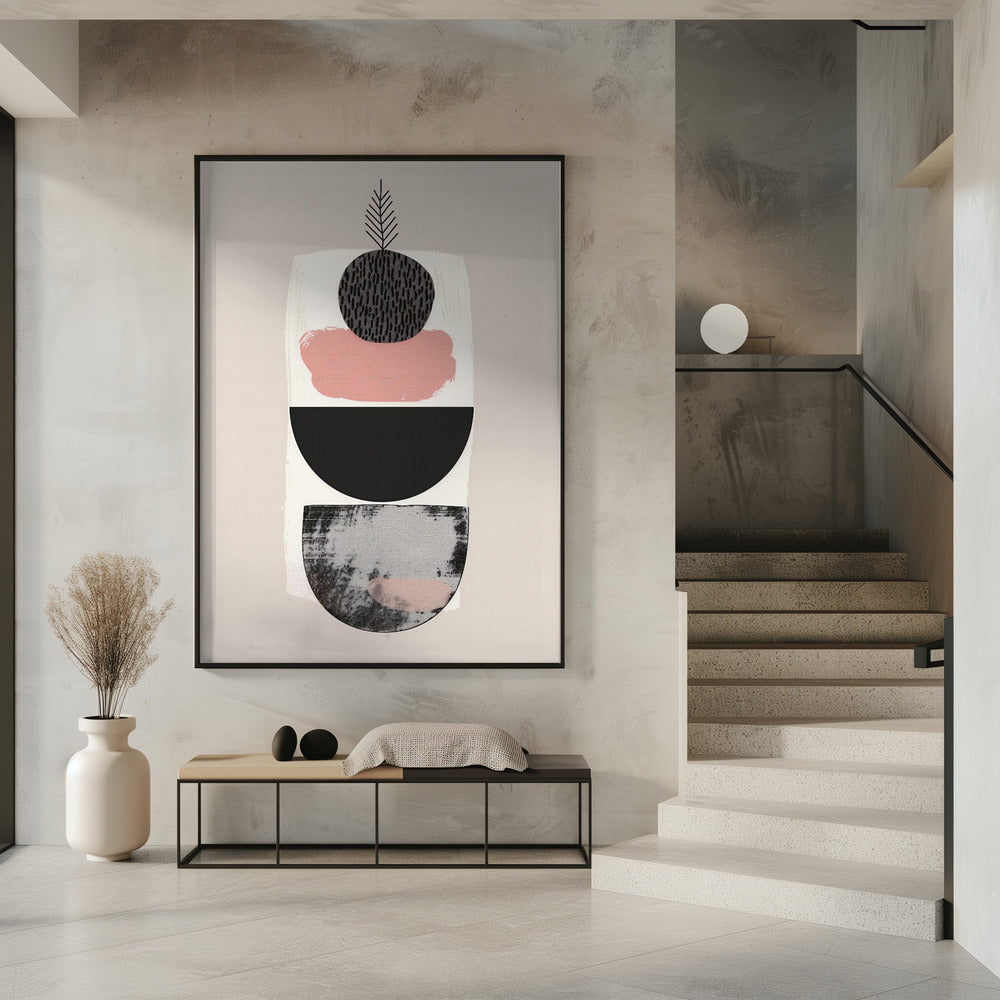 Abstract Minimalist Shapes No 6 Poster