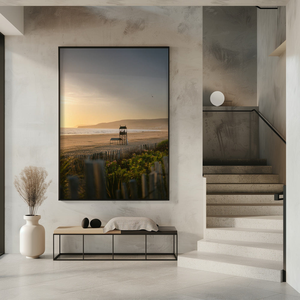 Moroccan Coast Sunset Poster