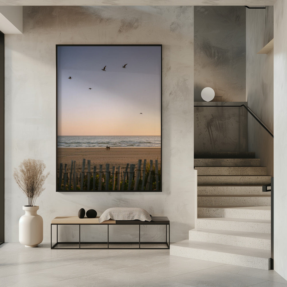 Moroccan Coast Sunset Poster