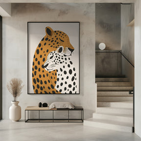 Leopard Mom Poster