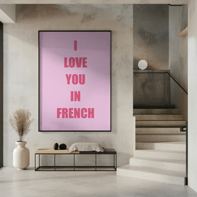 Frenchlovepink Ratioiso Poster