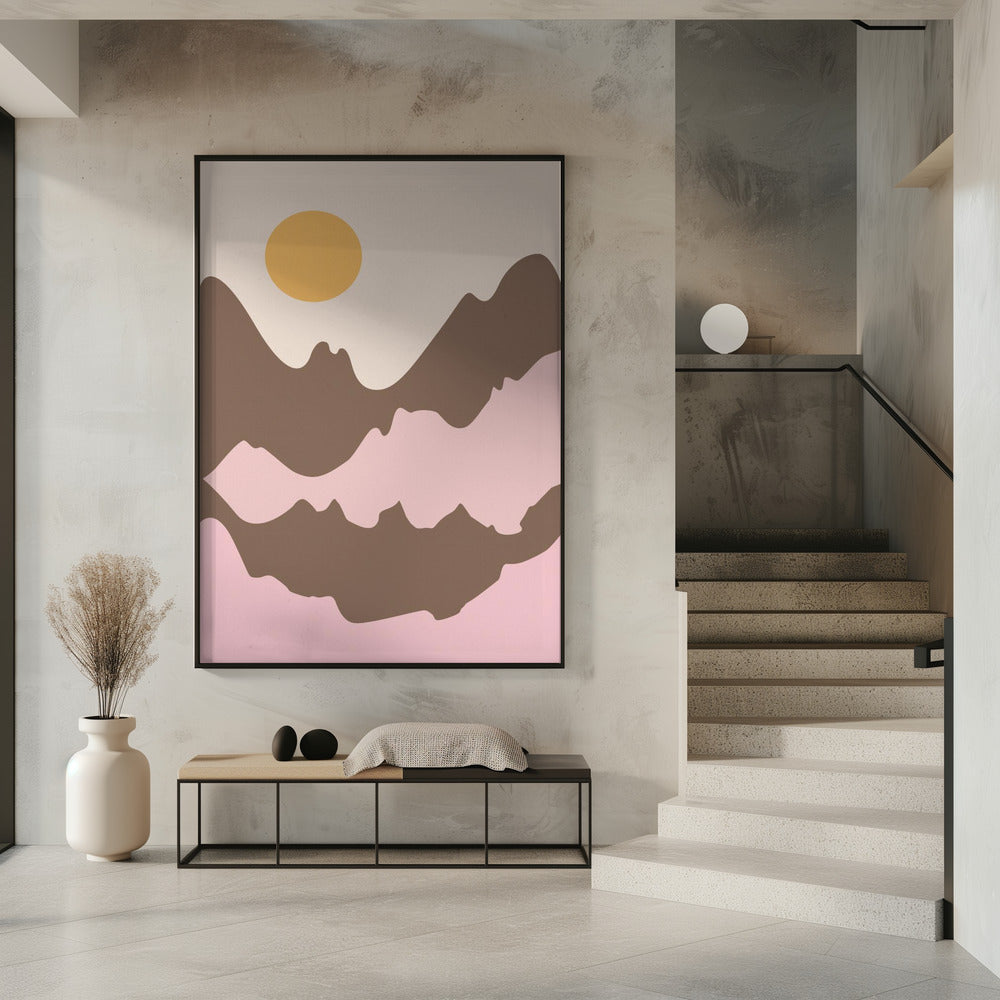 Abstractsunset Ratioiso Poster