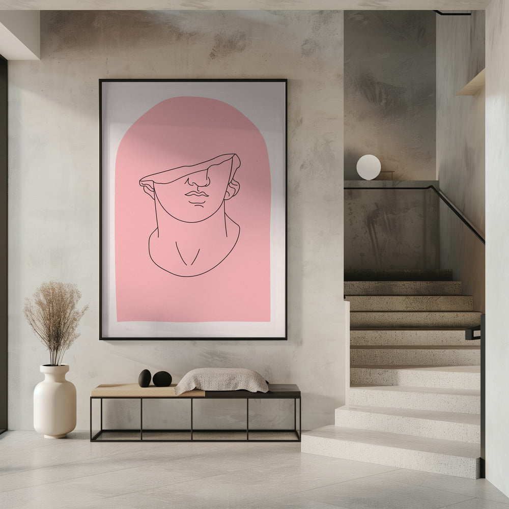 Aestheticmanpink Ratioiso Poster