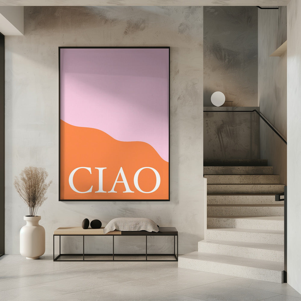 Ciaopinkorange Ratioiso Poster