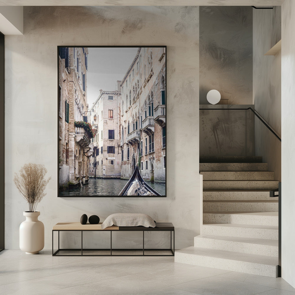 Venice Gondols and Houses