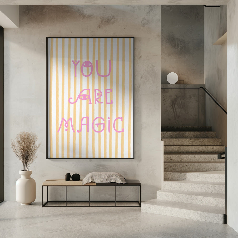 Magicstripespink Ratioiso Poster