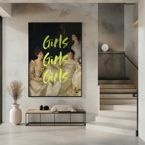 Girlsgirlsgirlsyellow Ratioiso Poster