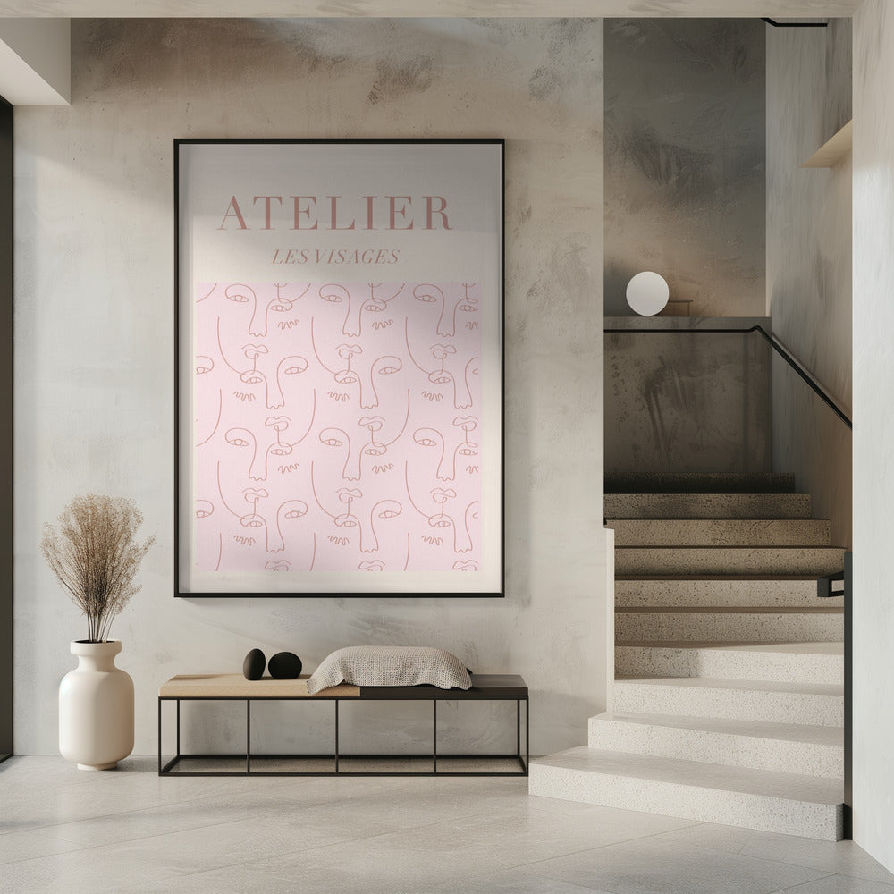 Atelierfacespink Ratioiso Poster