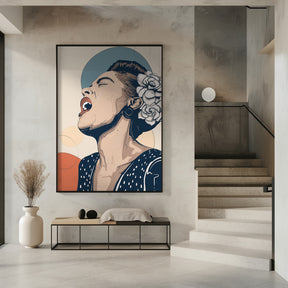 Billie Holiday Portrait Poster