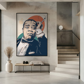 Louis Armstrong Portrait Poster