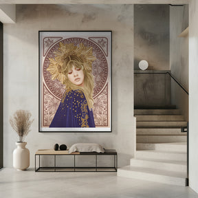 Stevie Nicks Mucha Poster