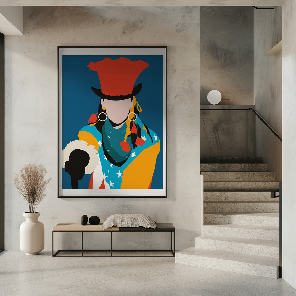 Boy George Minimalist Pop Art Poster