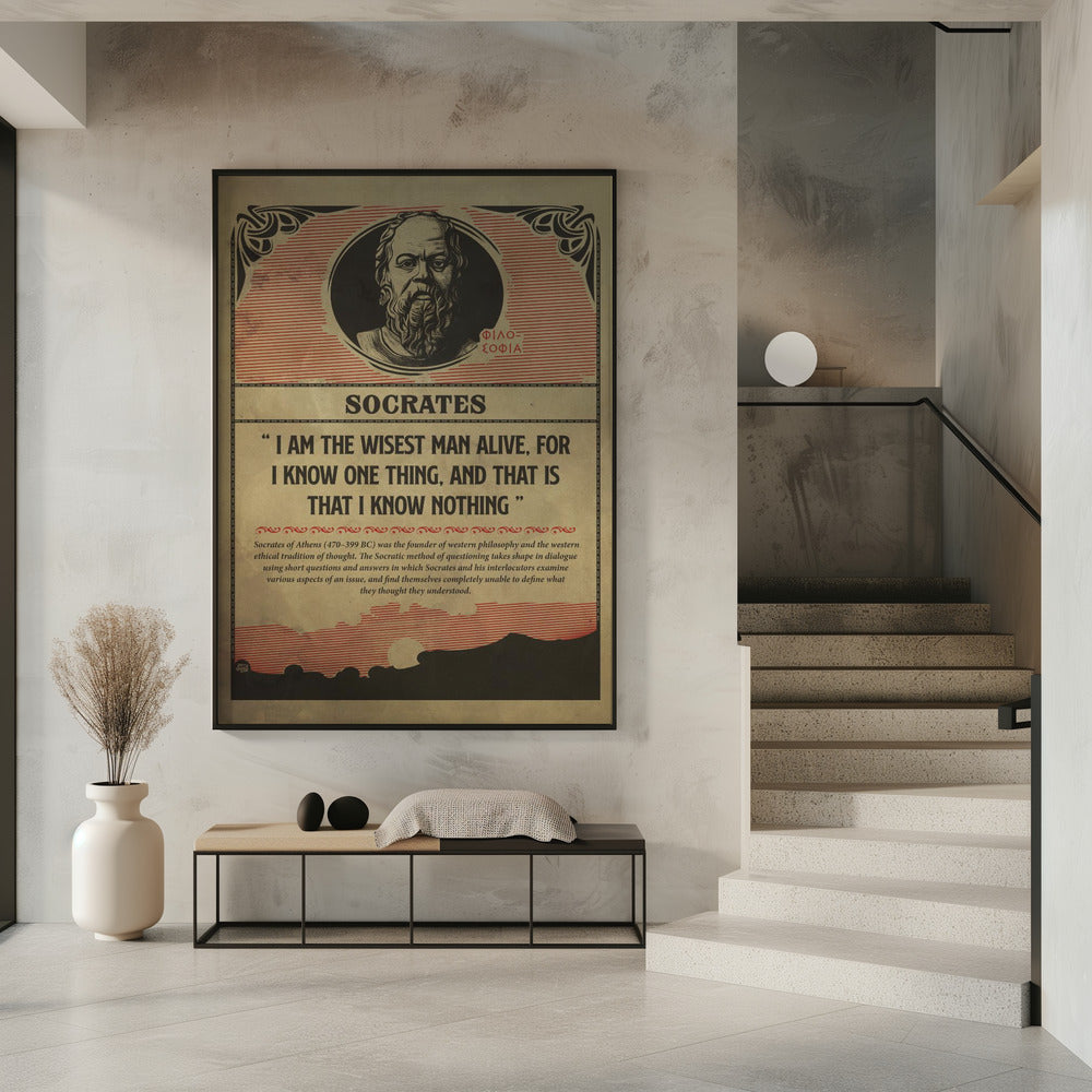 Socrates Print Poster