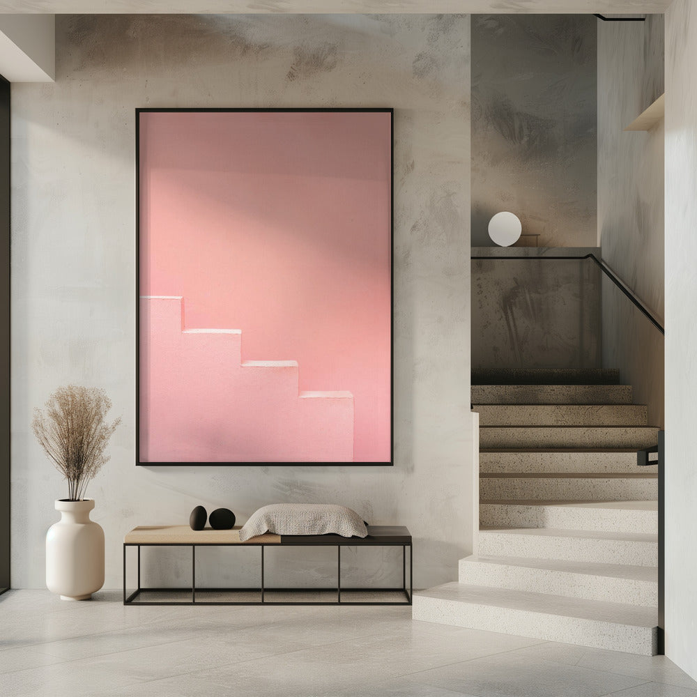 Muralla Roja in Pink II Poster