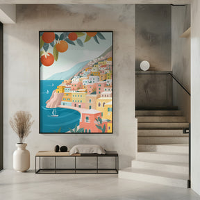 Positano Coast Italy Poster