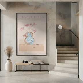 Les fleurs still life painting Poster