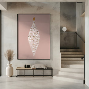 Ornament On Pink 2 Poster