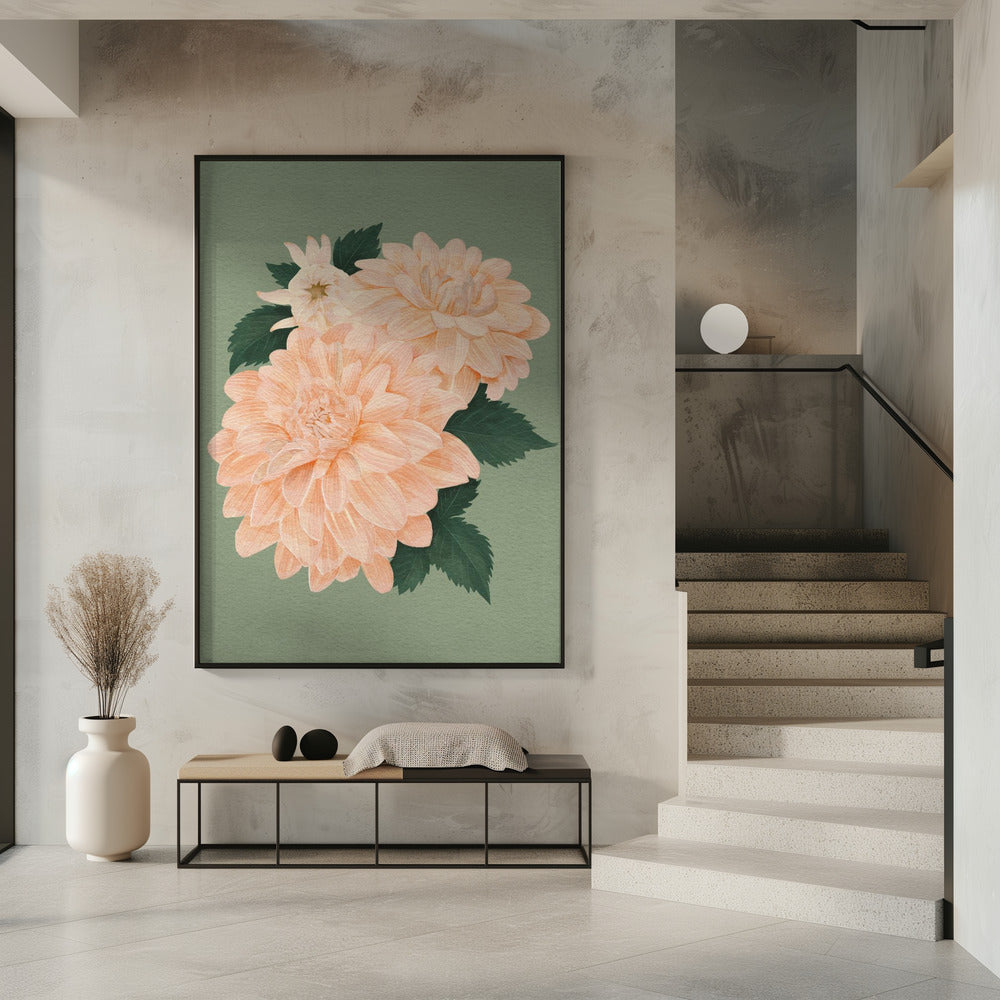 Aqua•real Canvas   Chiffon 2 Poster