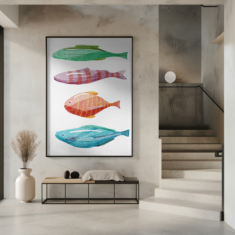 Colorful Fish Poster