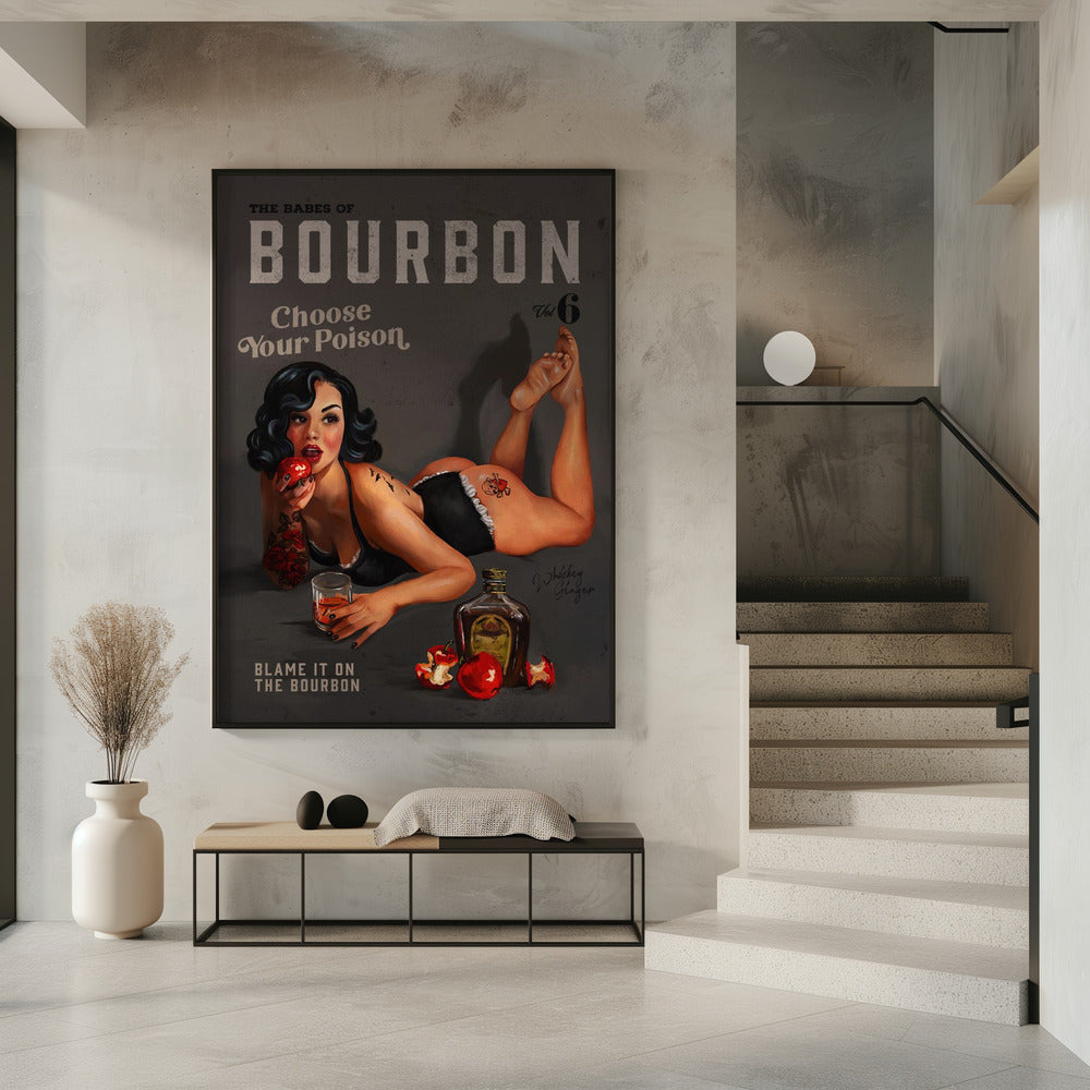 Babes of Bourbon Vol 6 Choose Your Poison Sexy Pinup Poster