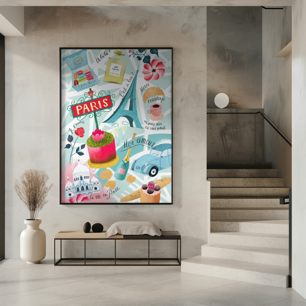 Paris Sucre Sacre Coeur Poster