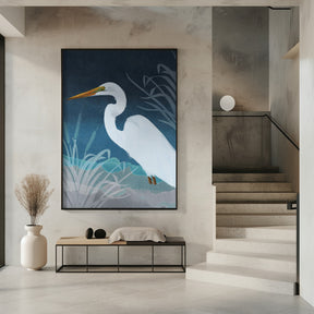 Egret Copy Poster