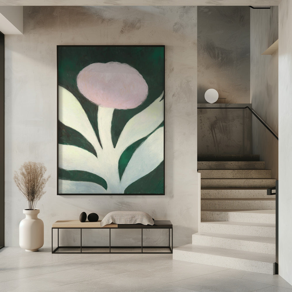 Moon flower Poster