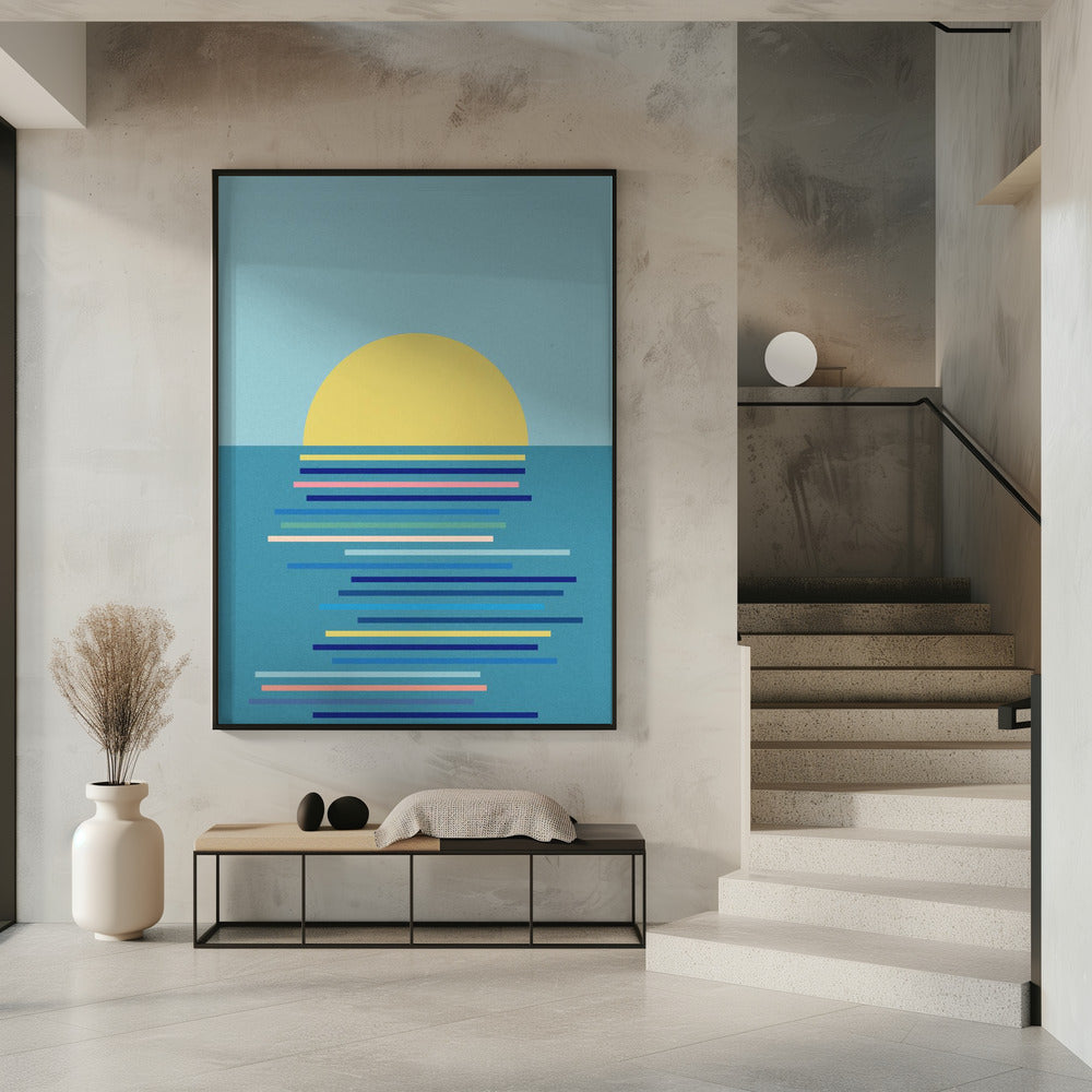 Sunrise In Ahrenshoop Poster