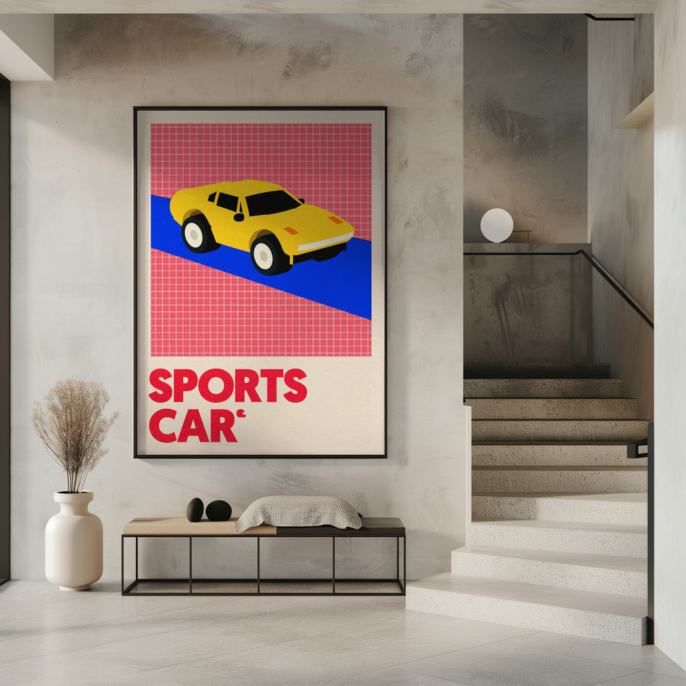 Sports Car Poster