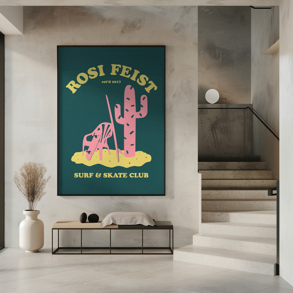 Rosi Feist Surf and Skate Club Poster