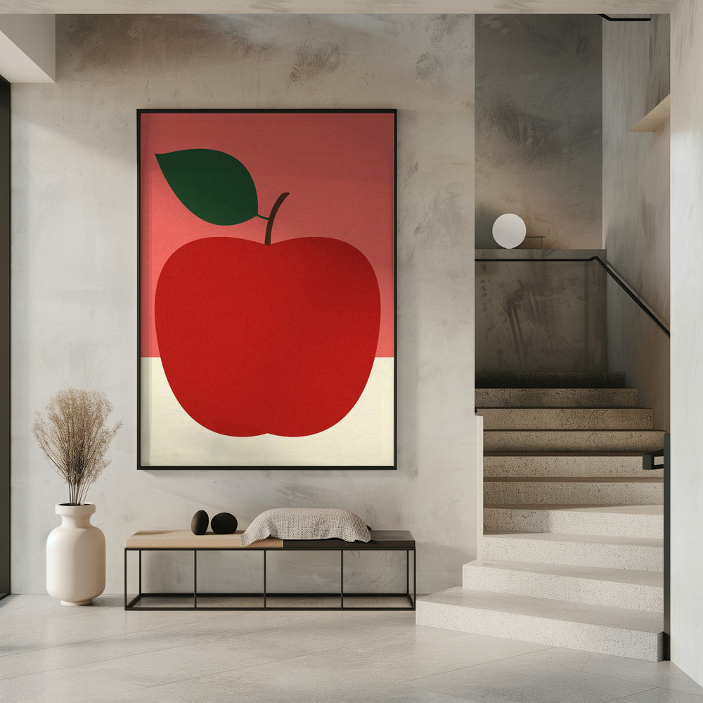 Red Apple Poster