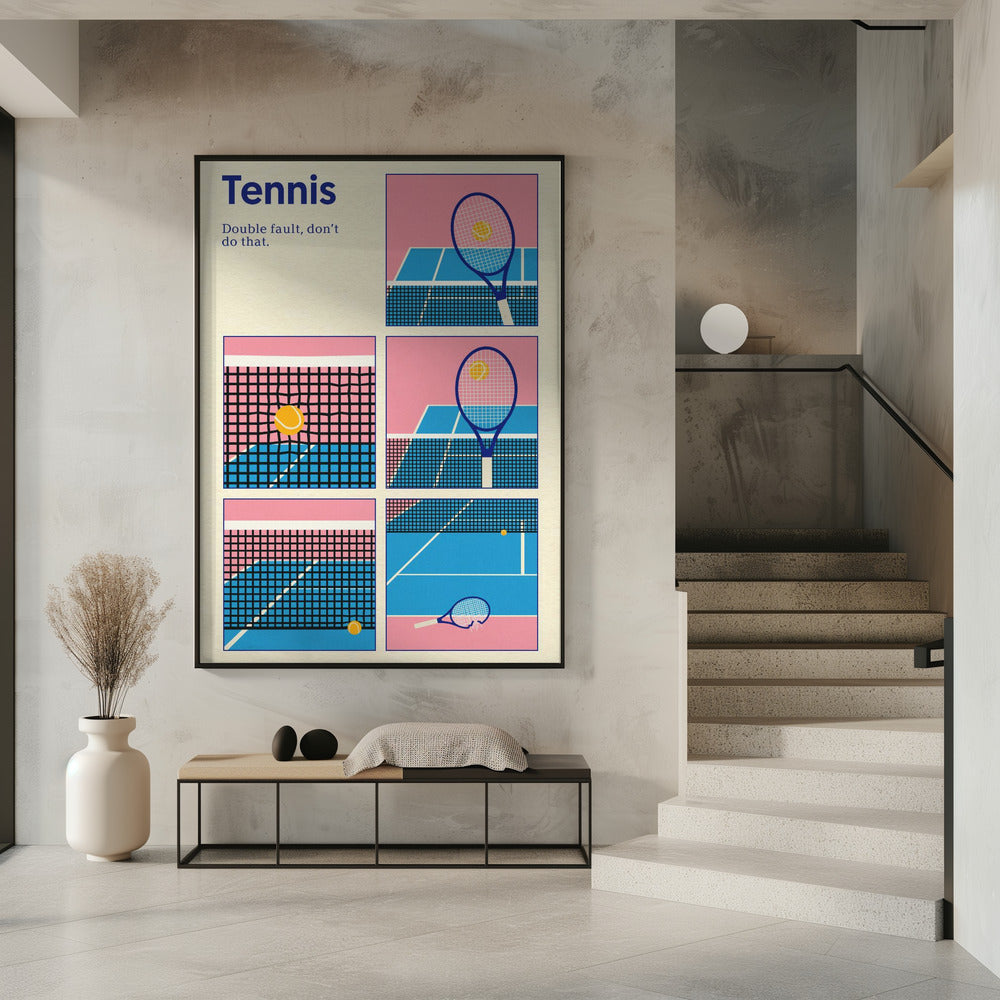 Poster Tennis Double Vault Poster