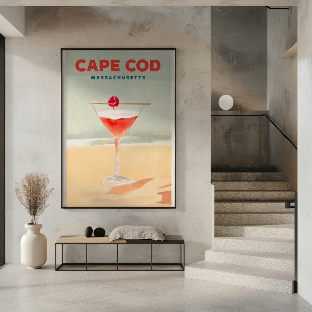 Cape Cod Cocktail Tall Poster Poster