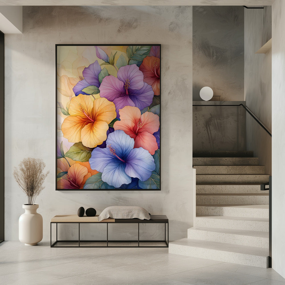 Magical Hibiscus Poster