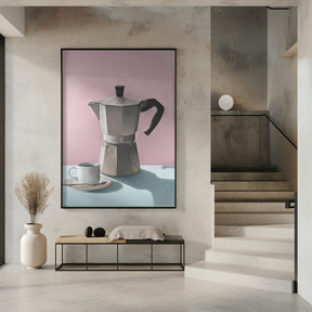 Moka Coffe Pot Poster