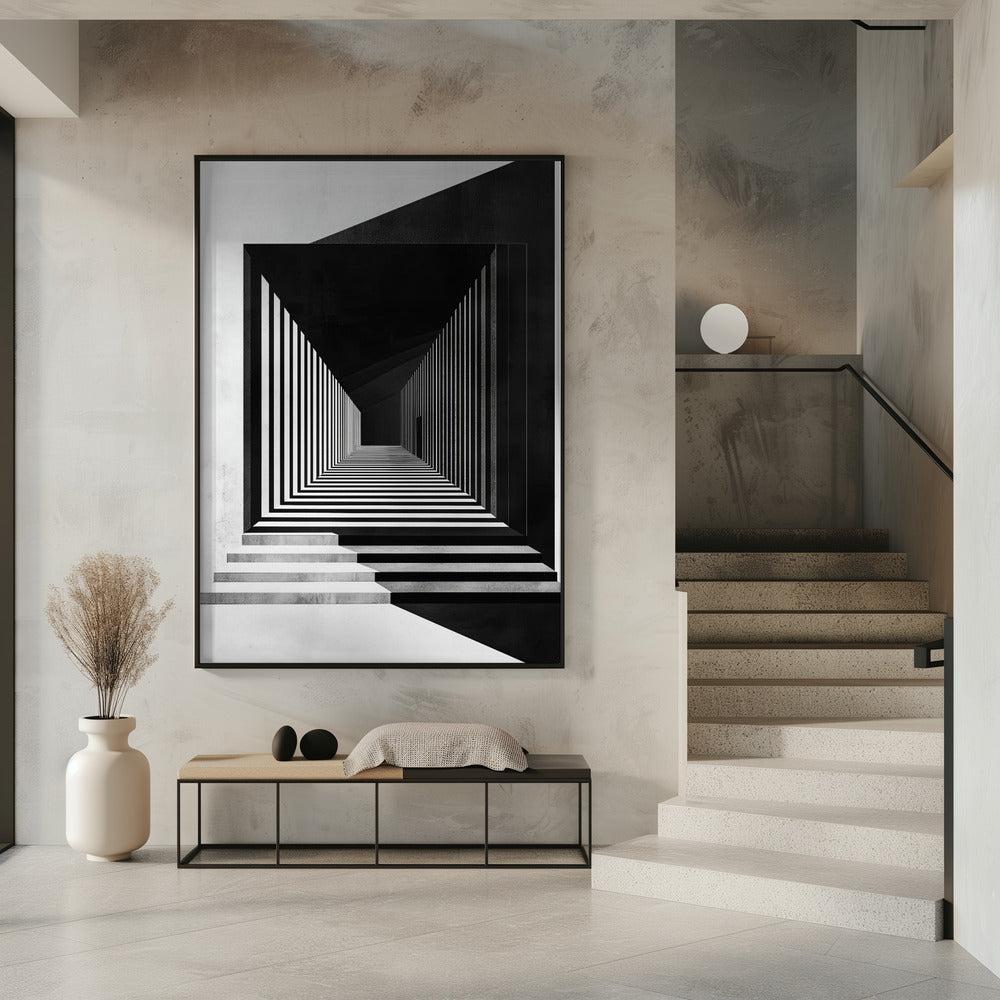 Abstract Hallway Poster