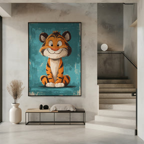 Happy Tiger Poster