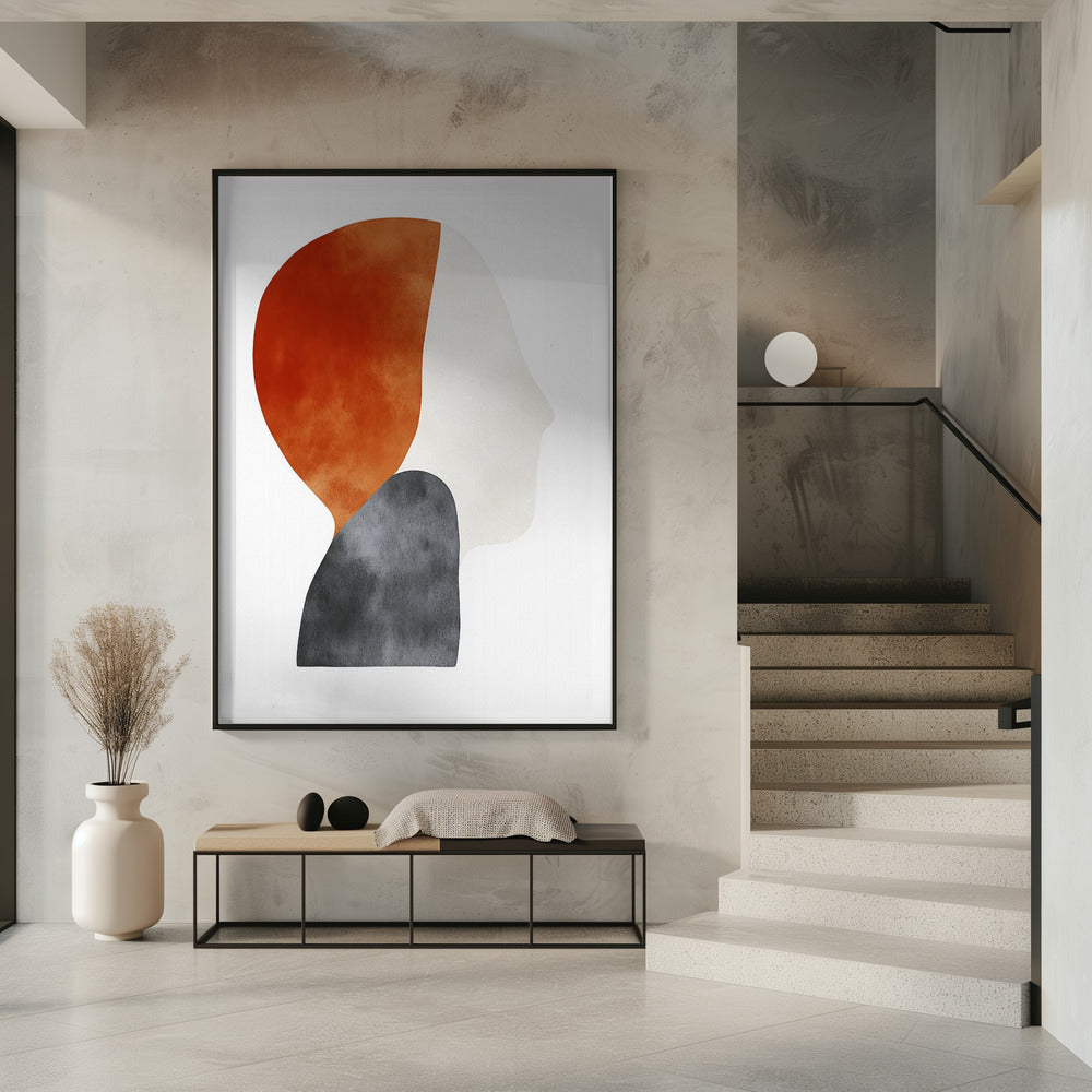 Abstract Minimalist Shapes No 2 Poster