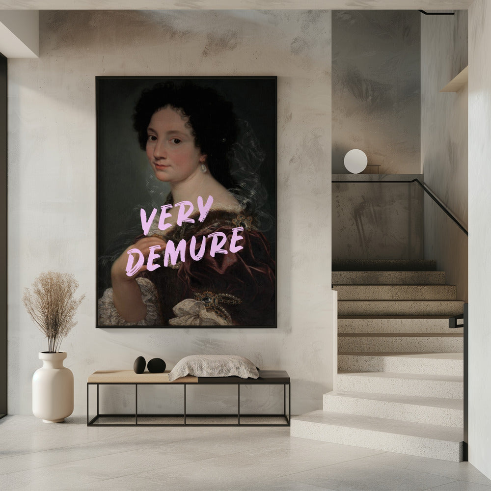 Demure Lady Poster