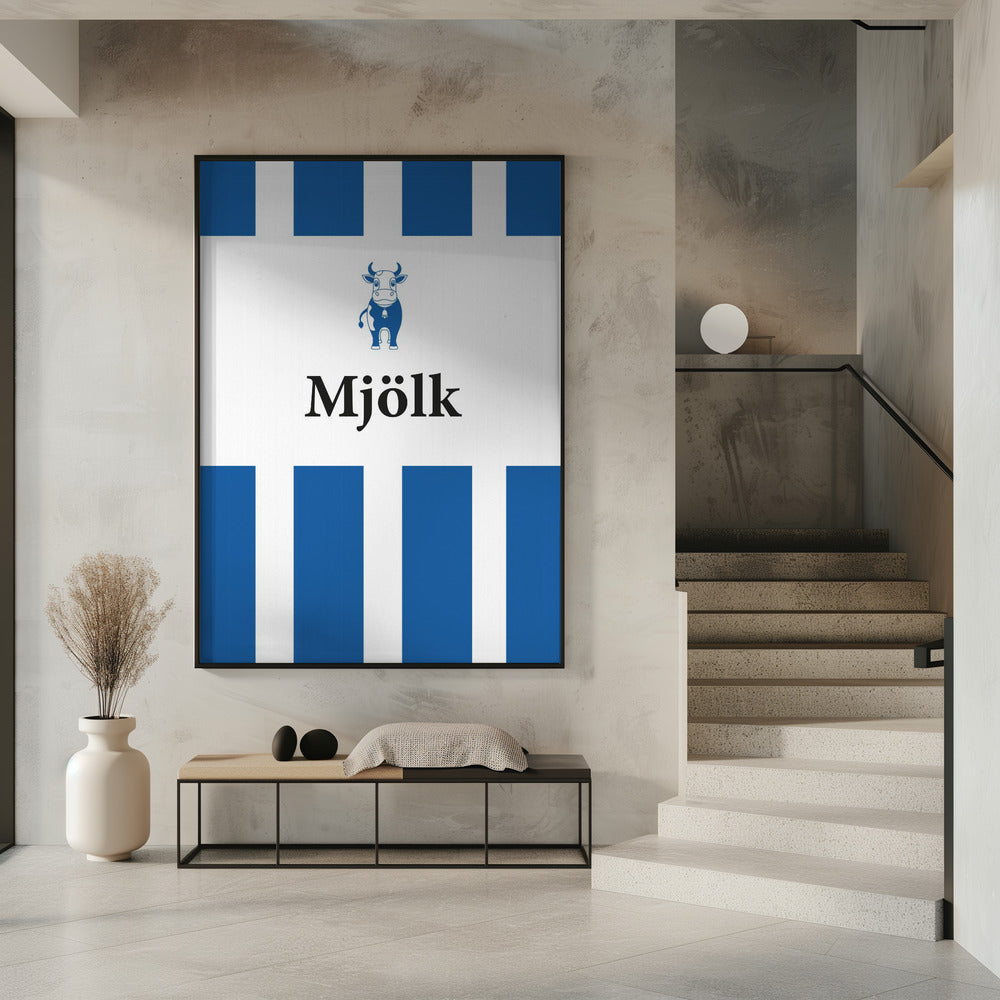 Mjölk Röd Poster