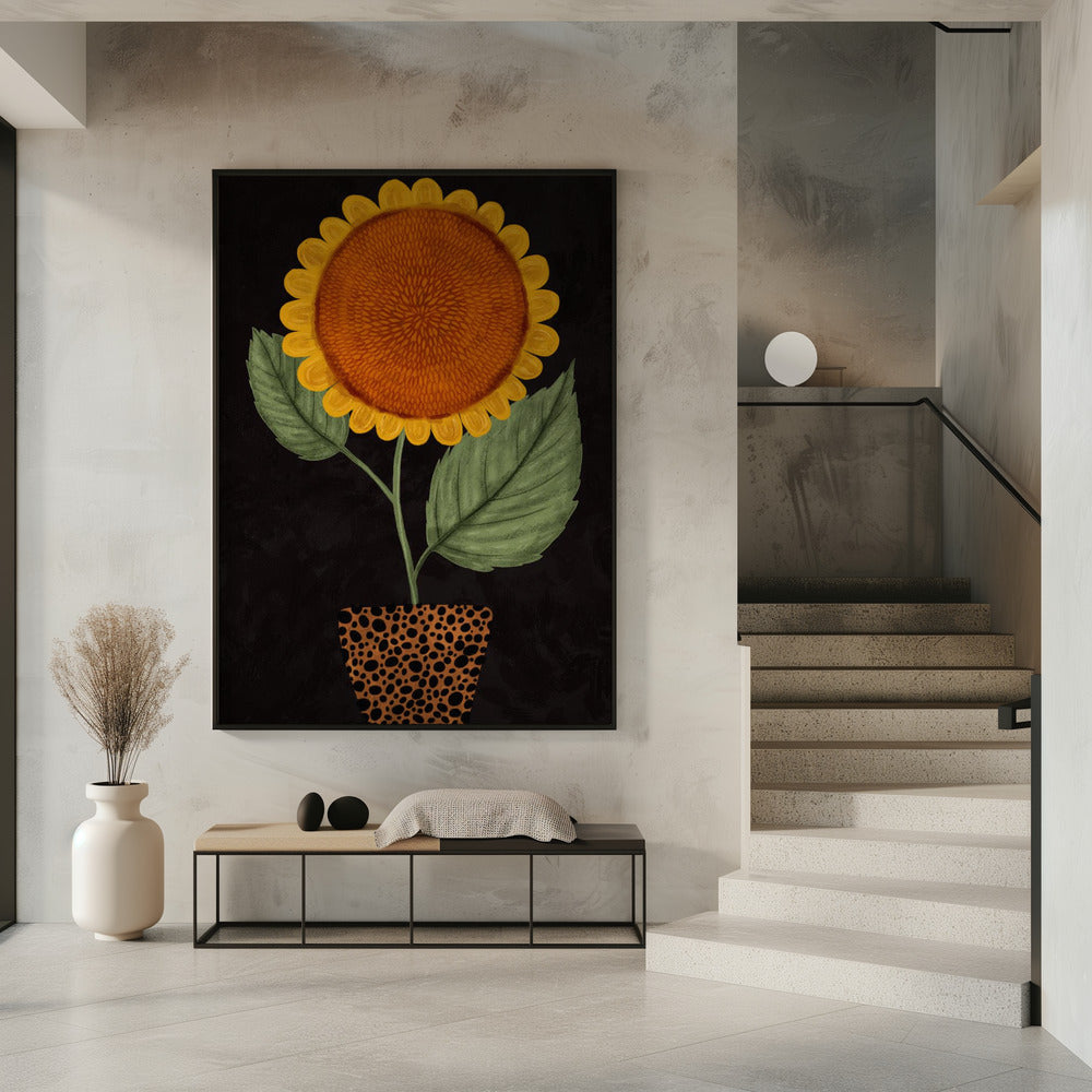 Sunflower Pot Poster