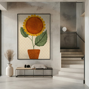 Sunflower Pot Poster