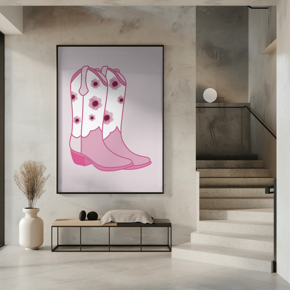 Pink Shoes Poster